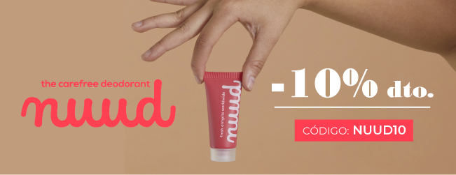 Desodorante 100% Natural - Nuud - Canariasmakeup.com